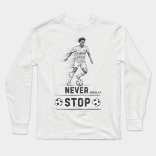 Arsenal: Never Stop" Long Sleeve T-Shirt