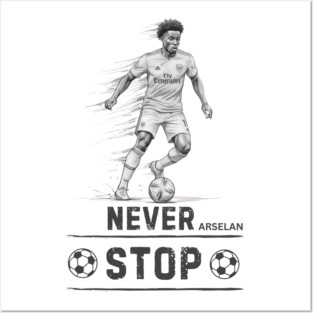 Arsenal: Never Stop" Posters and Art