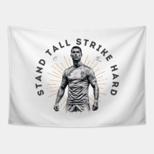 "Cristiano Ronaldo: Stand Tall, Strike Hard" Tapestry