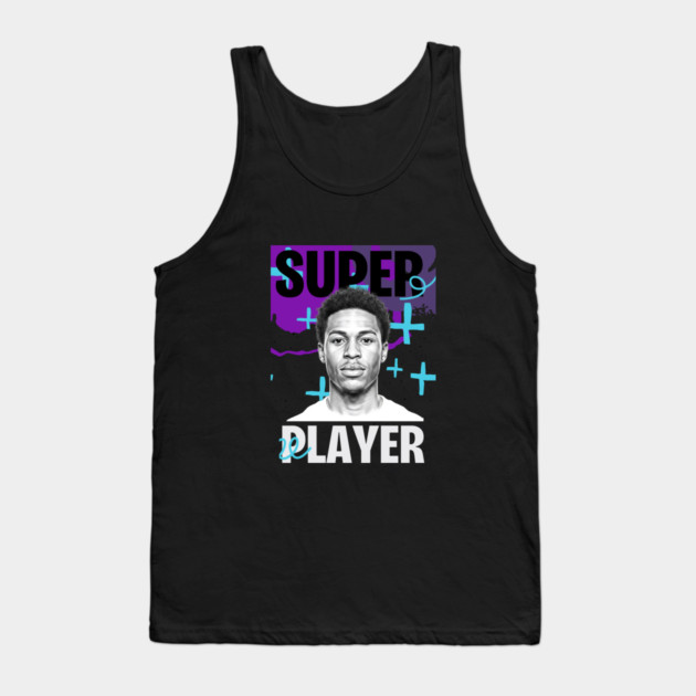 Saka: The Super Player Tank Top by Muhammad Naveed Khan