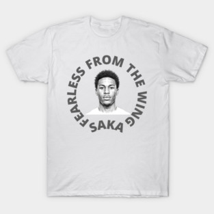 Saka: Fearless on the Wing" T-Shirt