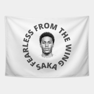 Saka: Fearless on the Wing" Tapestry