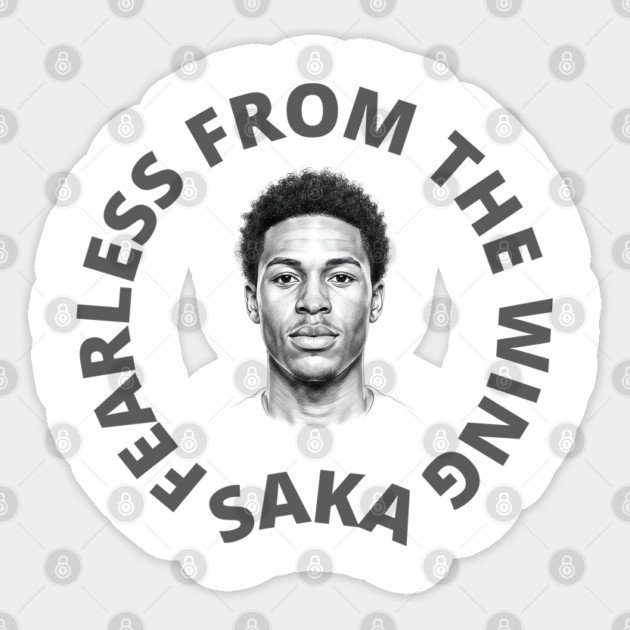 Saka: Fearless on the Wing" Sticker by Muhammad Naveed Khan