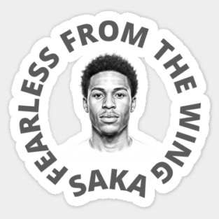 Saka: Fearless on the Wing" Magnet