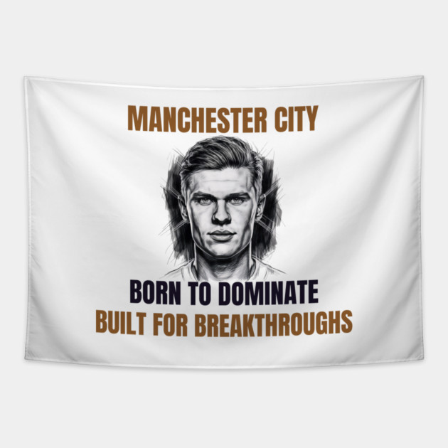 Manchester City: Built to Dominate Tapestry by Muhammad Naveed Khan