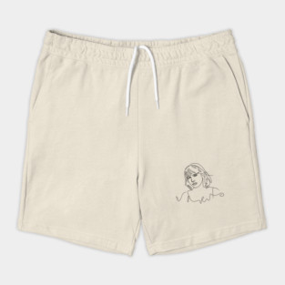 Minimalist Woman Portrait Shorts