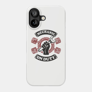Mechanic On Duty Garage Life Car Repair Phone Case