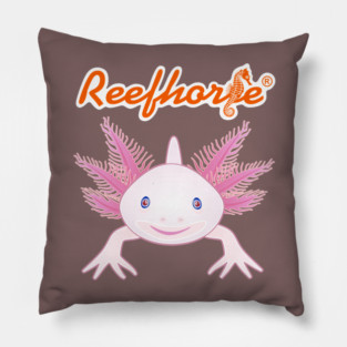Axolotl Face Pillow