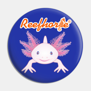 Axolotl Face Pin
