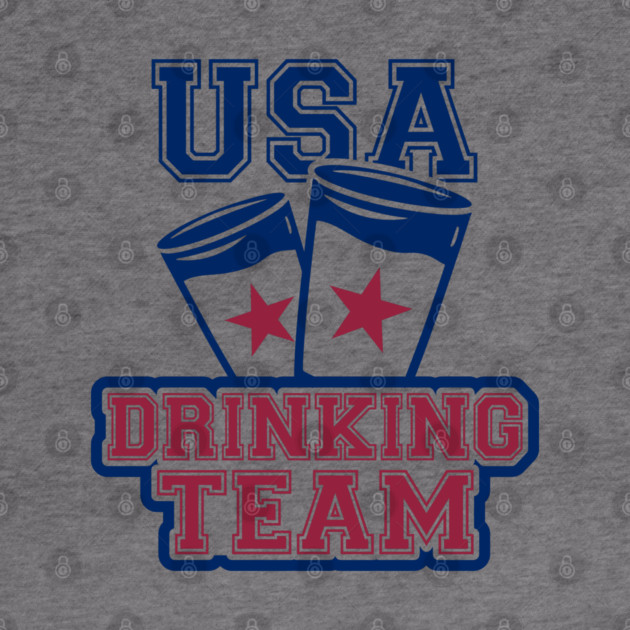 USA Drinking Team Booze Bro Humor by Anticorporati