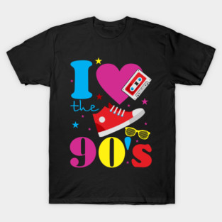 I Love The 90s Nostalgia Retro Pop Culture T-Shirt