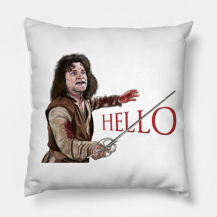 Princess Bride: Hello, Six Fingered Man Pillow