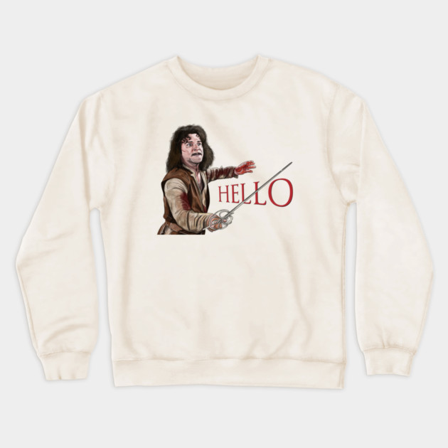 Princess Bride: Hello, Six Fingered Man Crewneck Sweatshirt by 51Deesigns