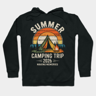 Summer Camping Trip 2026 Men Women Family Squad Matching Hoodie