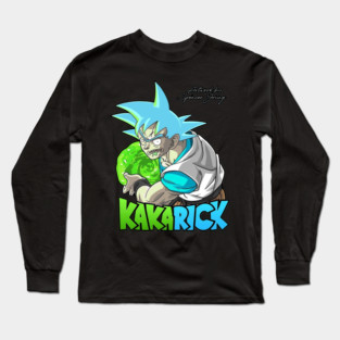 Kakarick - Rick Sanchez x Goku Mashup Long Sleeve T-Shirt