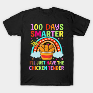 100 Days Smarter Cute Brain Celebration Design For Kids And Classrooms T-Shirt