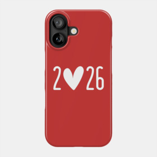 2026 Heart Valentine's Day Phone Case