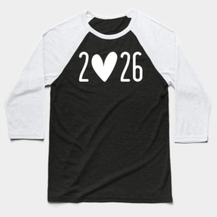 2026 Heart Valentine's Day Baseball T-Shirt