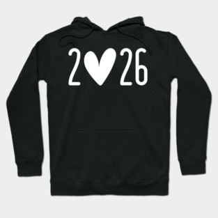 2026 Heart Valentine's Day Hoodie