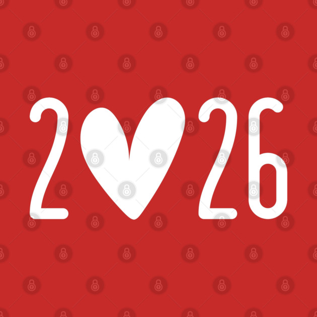 2026 Heart Valentine's Day by Creatifly Graphic Tees