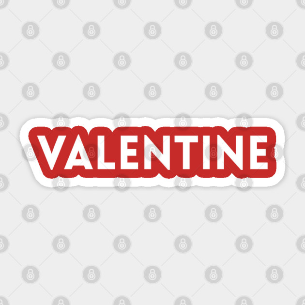 Valentine Sticker by Creatifly Graphic Tees