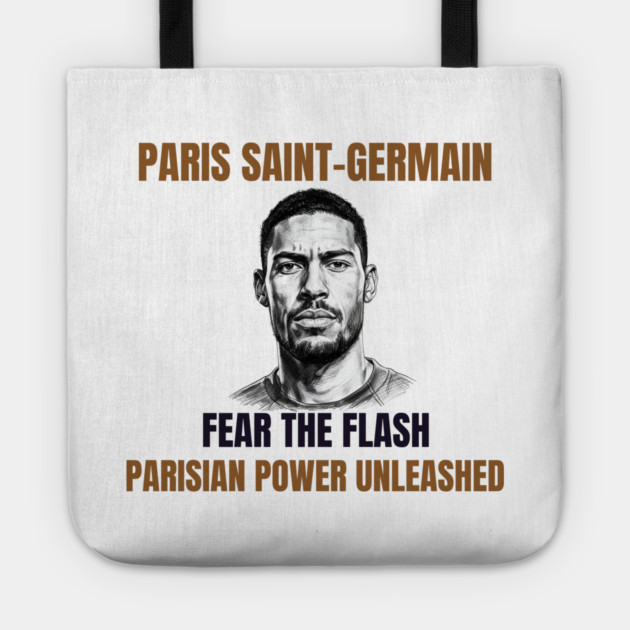 Paris Saint-Germain: Fear the Flash Tote by Muhammad Naveed Khan