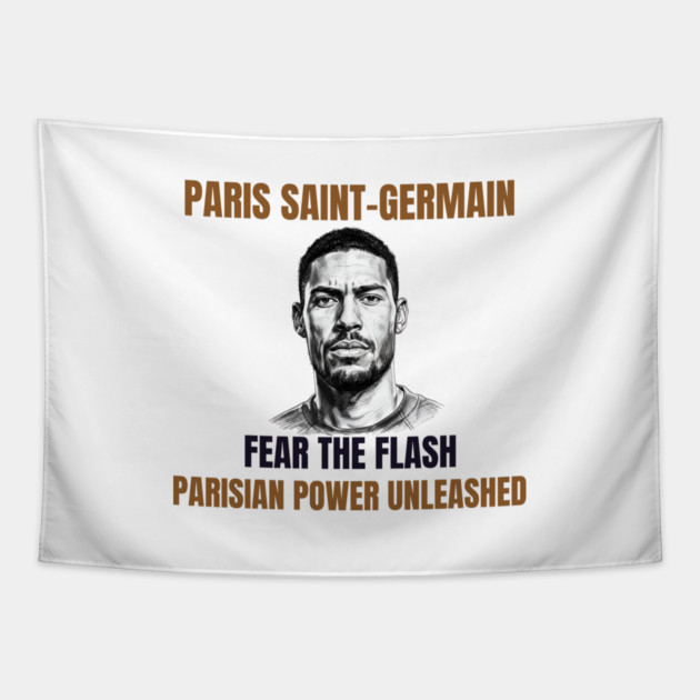 Paris Saint-Germain: Fear the Flash Tapestry by Muhammad Naveed Khan