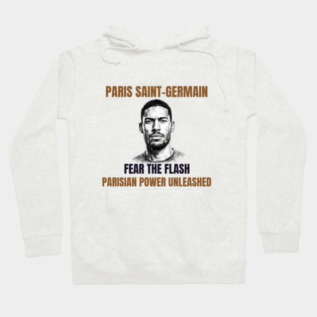 Paris Saint-Germain: Fear the Flash Hoodie by Muhammad Naveed Khan