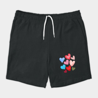 Valentine Hearts Shorts