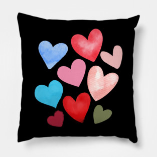 Valentine Hearts Pillow