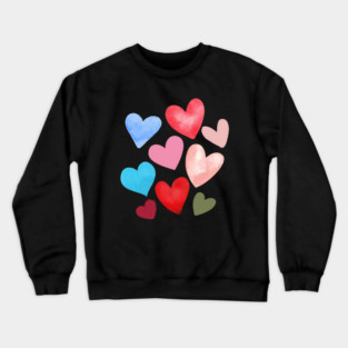 Valentine Hearts Crewneck Sweatshirt