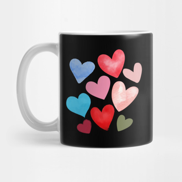 Valentine Hearts by Creatifly Graphic Tees