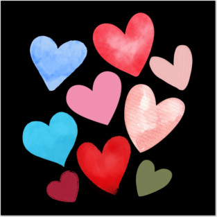 Valentine Hearts Posters and Art