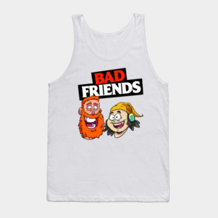 Bad Friends Podcast Graphic Tank Top