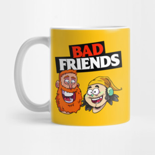 Bad Friends Podcast Graphic Mug