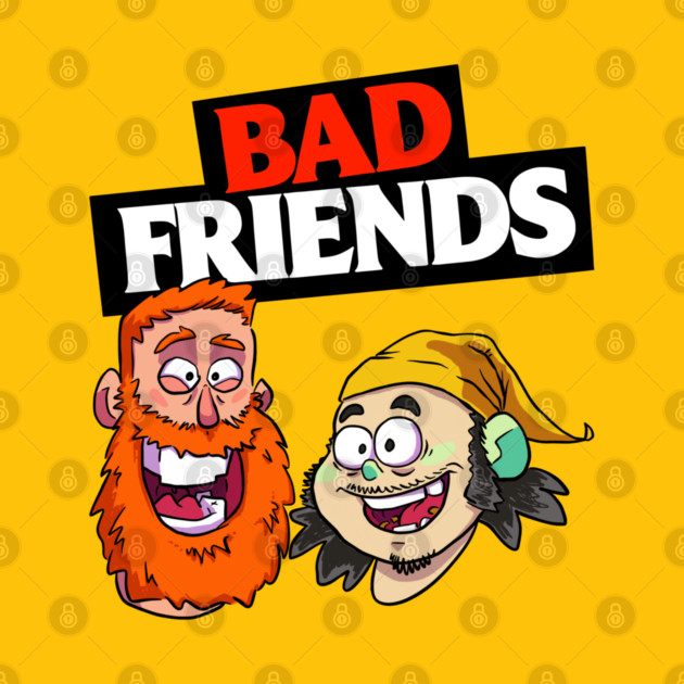 Bad Friends Podcast Graphic by SEGAMARZ