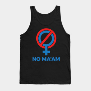 No Ma'am Symbol Tank Top