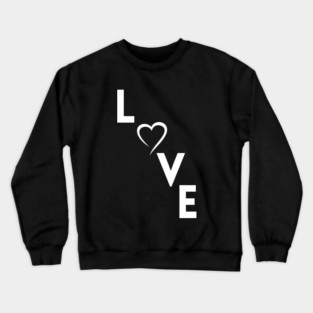 Love Heart Crewneck Sweatshirt
