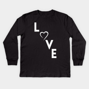 Love Heart Kids Long Sleeve T-Shirt