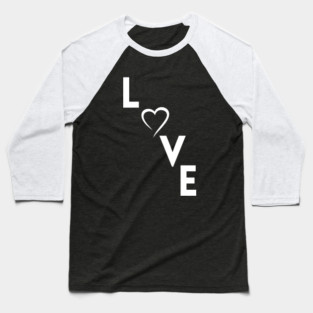 Love Heart Baseball T-Shirt