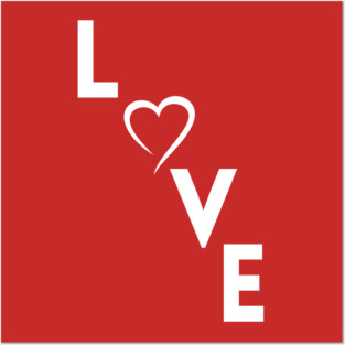 Love Heart Posters and Art