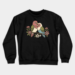 Lovebird Couple Crewneck Sweatshirt