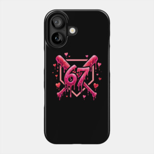 67 Baseball Valentine's Day Sports Lover Phone Case