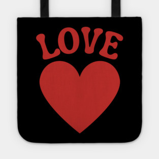 Love Heart Valentine Tote