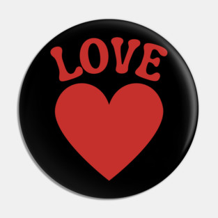 Love Heart Valentine Pin