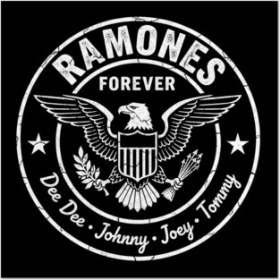 Ramones Silhouette Posters and Art
