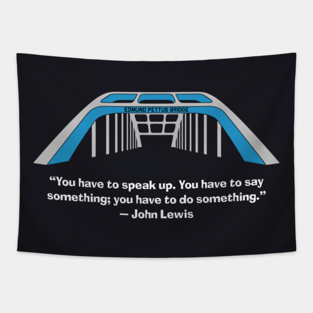 Edmund Pettus Bridge Tapestry by Charles's Store 8