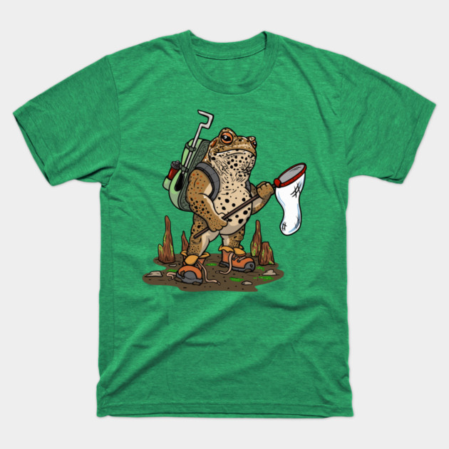 Hiking Herping Toad T-Shirt by SNK Kreatures