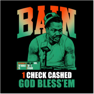Miami Hurricanes - Rueben Bain Jr - 1 Check Cashed God Bless ‘Em Posters and Art