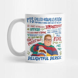 Delightful Derek St5 Funny Stranger Things Derek Quote Mug